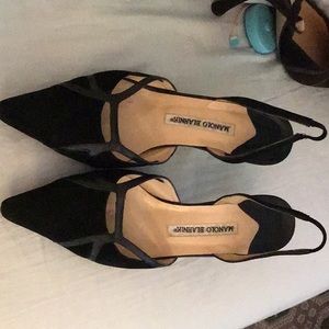 Manolo Blahnick black heels